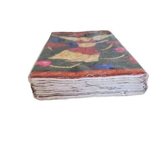 Vintage Christmas Angel Napkins Amscan Guest Towels Christmas Angels Made USA - Picture 8 of 9